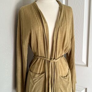 The Indian Bazaar Olive Robe 38